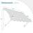 Roselette Patio Window Awnings with Aluminium Frame, Retractable Sunshade Canopy-1791365788