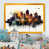 Impression dorée sur toile encadrée sélectionné