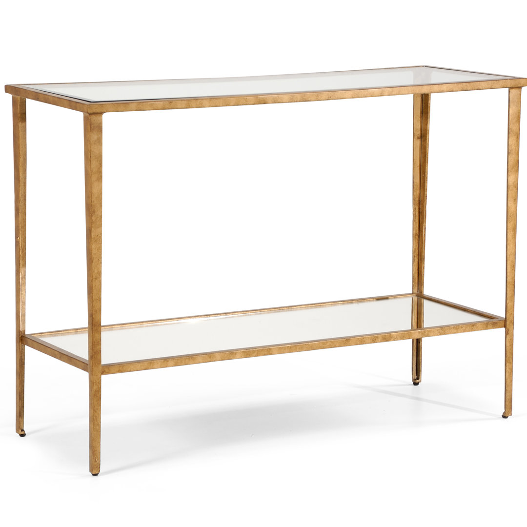 Carson 42'' Glass Top Console Table Chelsea House