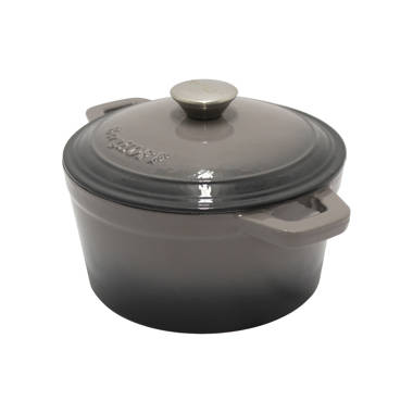 BergHOFF Neo 7qt Cast Iron Round Covered Dutch Oven, Green