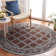 Hollander Hand-Hooked Wool Brown Area Rug