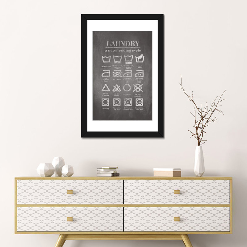 " Washing Cycle ", 24" H x 16" W x 1" D, Black Framed Fine Art Paper, White