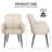 Modern Faux Leather Upholstered Arm Dining Chair-1216508363
