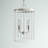 2 - Light Brushed Nickel Lantern Pendant