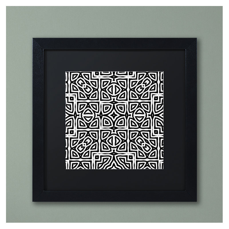«Alhambra» par Jadaya, impression encadrée, H 11 po x l 14 po x P 0,5 po, Noir, Cadre noir