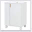 Meuble-lavabo de 24 po avec lavabo, structure en bois massif durable, porte à fermeture en douceur et nombreuses options de rangement-1356873256