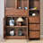 High quality black walnut bookcase