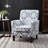 Patterned Polyester Blend Armchair