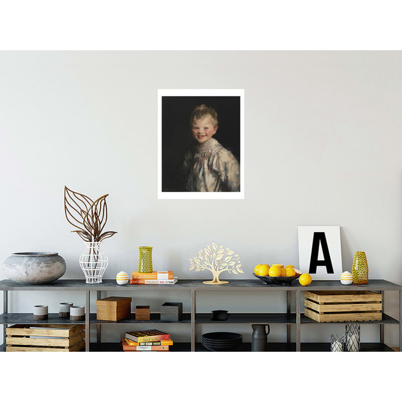 «Laughing Child» par Robert Henri - Estampe numérique, H 28 po x l 22 po