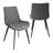 32.4"H Modern Upholstered Dining Chairs, Faux Leather Back with Steel Legs for Kitchen, Dining, Living, Reception, Office Guest Chairs, and Outdoor-245016042-215142799