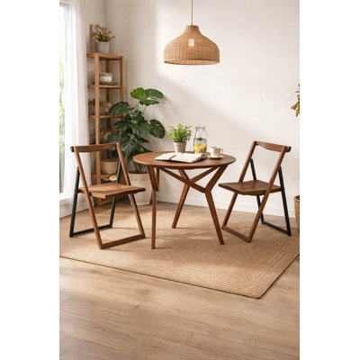 Solid Wood Stackable Folding Chair Folding Chair Set