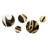 Golden Circular Universe VII - Modern Geometric Metal Wall Décor