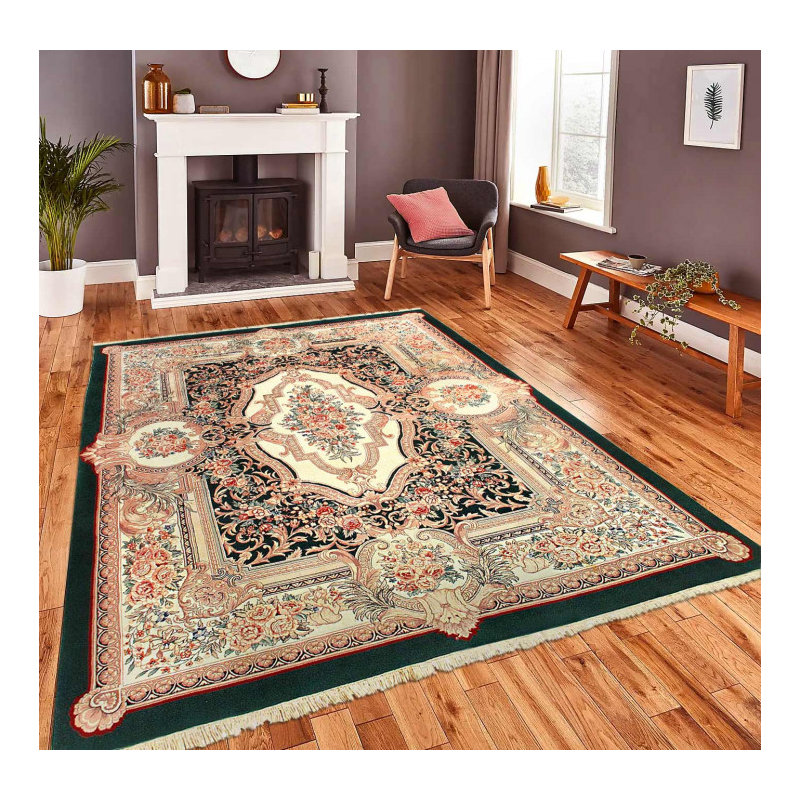 Fine Hand Knotted Chinese Abusson rug 7'5'' X 9'5''
