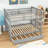 Gurpaige Kids Full Over Full Bunk Bed with Trundle-1654213227