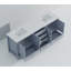 Meuble-lavabo double 84 po X P 22 po D