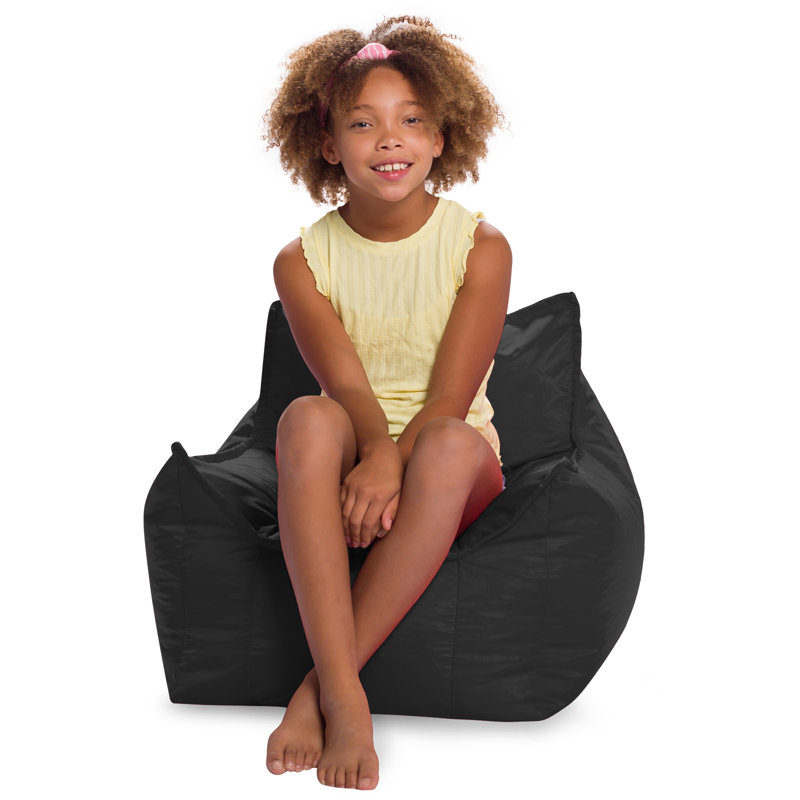 Fauteuil à billes Posh Creations, Mélange de polyester noir