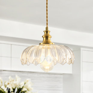 Zuri Hammered Brass Dome Pendant Lamp - World Market