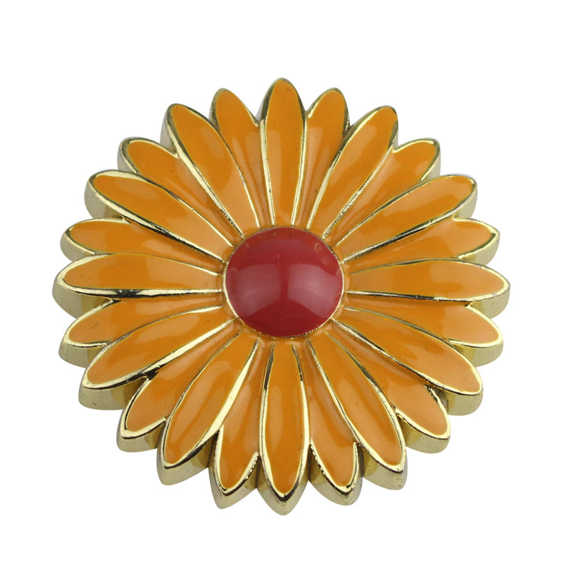 Poignée fantaisie Digiulio, Abricot / rouge-orange