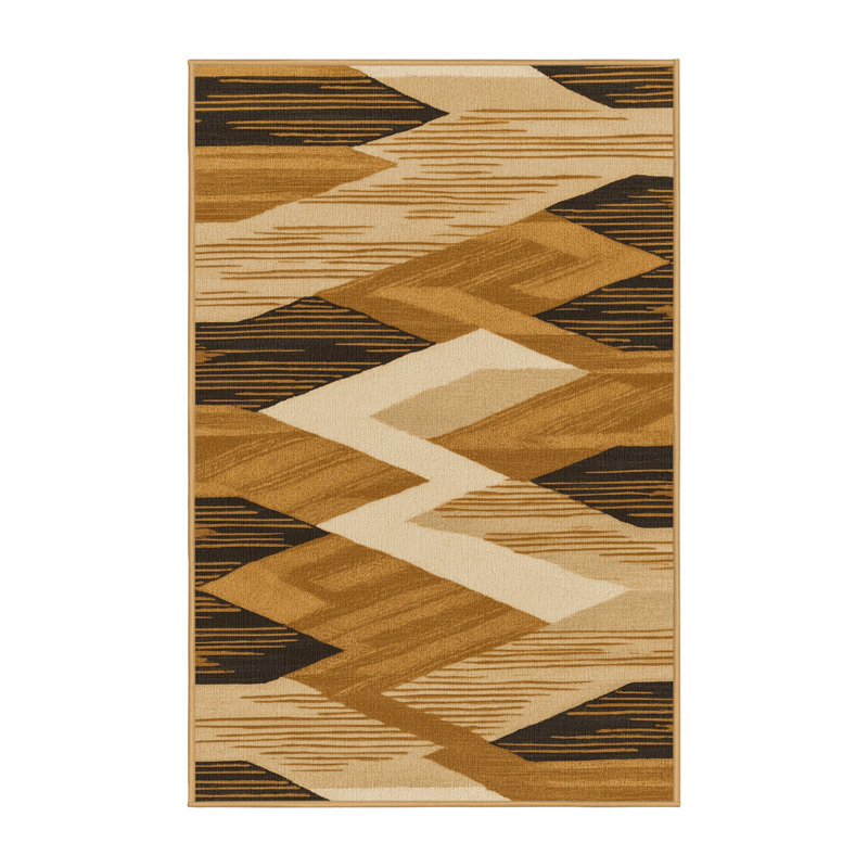  Tapis lavable Sand Dune Southwestern, Tapis de couloir 2 pi x 4 pi
