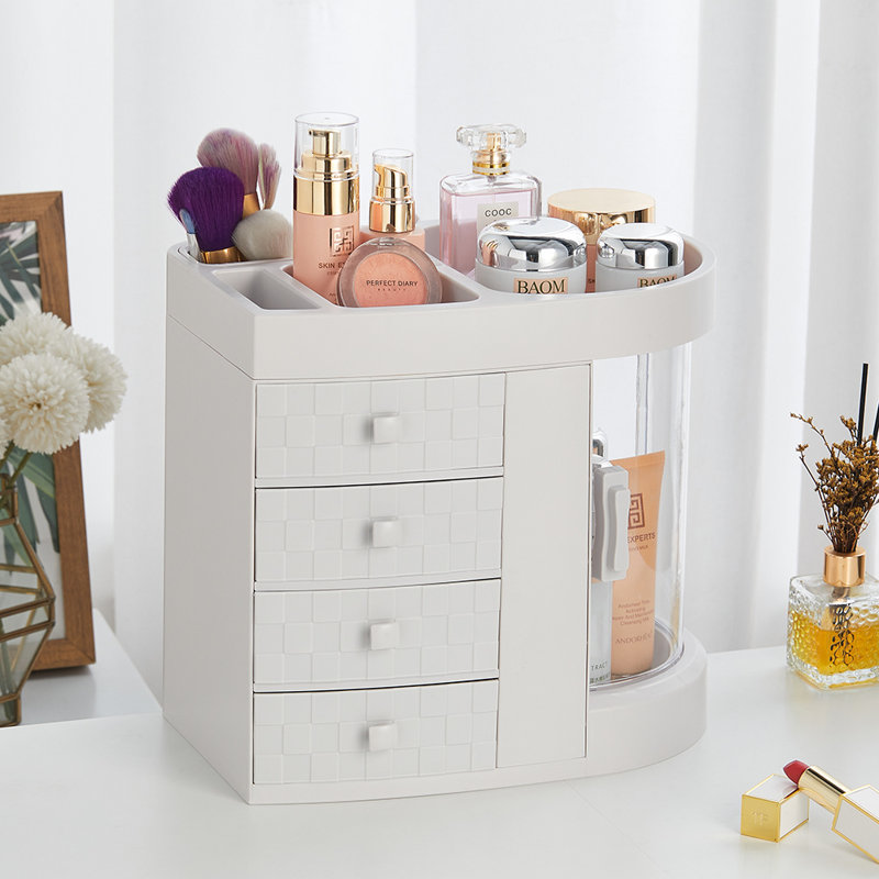 Leteshia Plastic Makeup Organizer