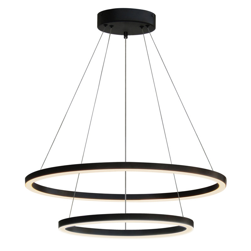 Lycia 2 - Light Dimmable LED Round / Oval Chandelier