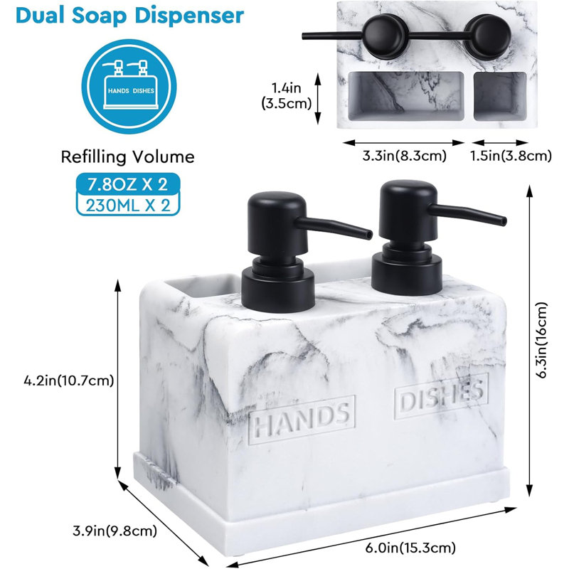 4-in-1 Soap Dispenser Set
