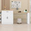 Extendable Island Console With Drawers, Cabinet & Open Shelving Multi-Functional Dining & Breakfast Bar Table