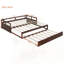 Lit de jour extensible avec couchette, lit de jour en bois pour des solutions de couchage et de sièges polyvalentes, pour les chambres d'amis et les petits espaces.-690607278