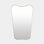 Organic Rectangle Stainless Steel Mirror