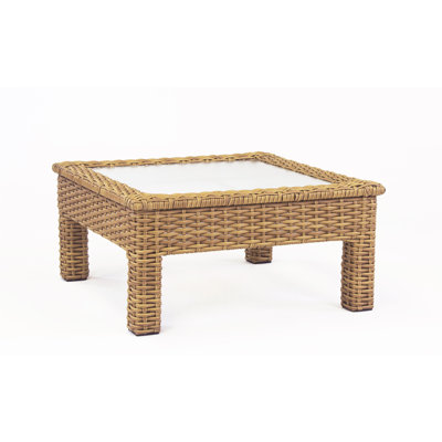 St George Square Glass Outdoor Coffee Table