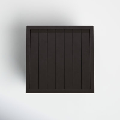 Melrose Square Metal Outdoor Side Table