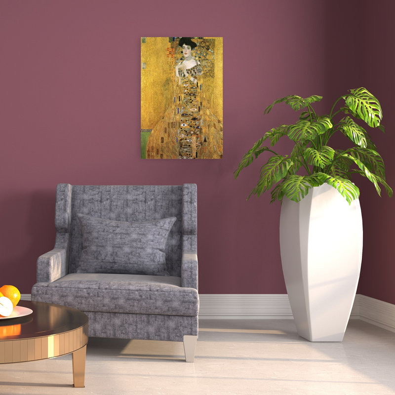 «Portrait of Adele Bloch-Bauer I», impression d'art mural classique et moderne, H 24 po x l 16 po