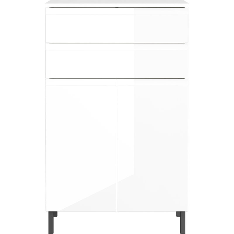 Musson Freestanding Bathroom Cabinet, White