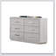 Mobilier de chambre transitionnel en miroir