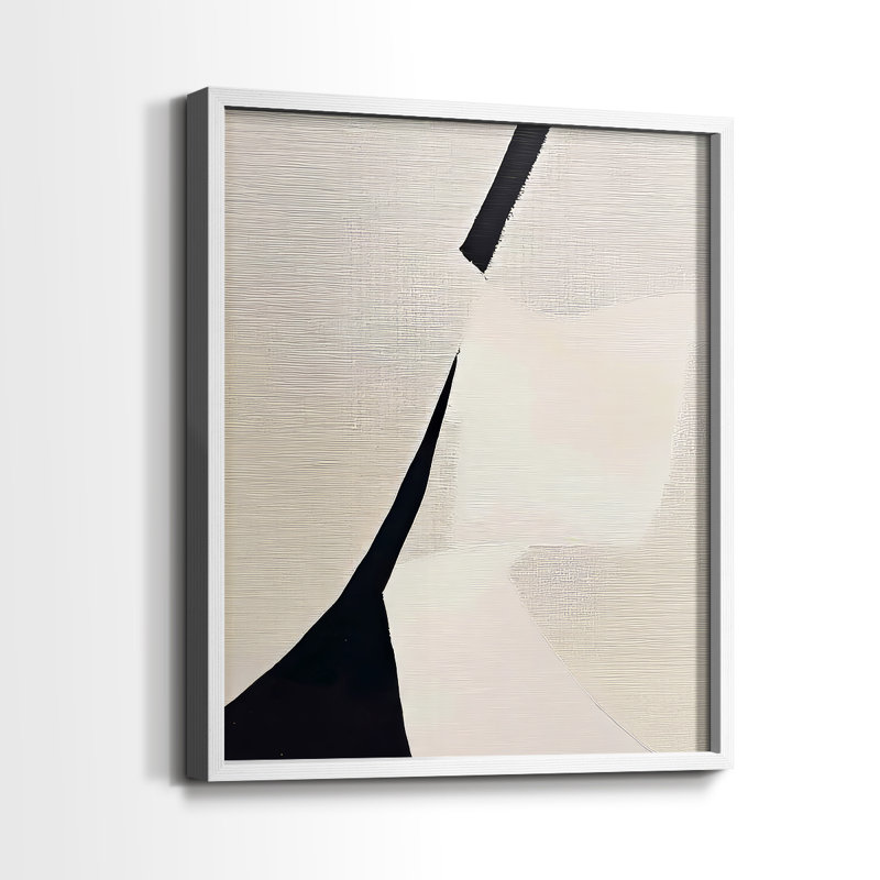 "ABSTRACT Series DCxxx" par J Paul, Blanc / Blanc, H 11 po x l 9 po