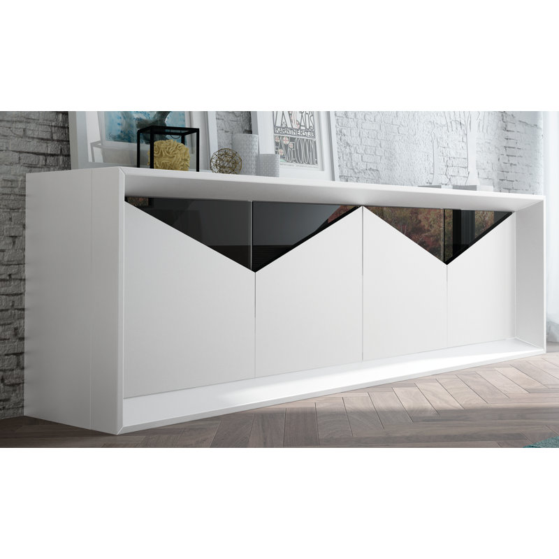 Buffet azkary A 11.10, Haute brillance, H 36 po x l 71 po x P 18 po