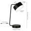 Lampe de bureau noire 18,5 po Wegner