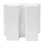 Table d'appoint modulaire Convex Edge MGO, intérieur et extérieur, blanc | Idée de cadeau-1219271331-1219271388