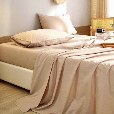 BreathEasy Microfiber Sheet Set - Soft Bedding with Deep Pockets - 3 Piece Single Bed Sheets with Pillowcases - Sheets