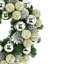 22" Evergreen Holiday Wreath With Pinecones And Assorted Ornaments