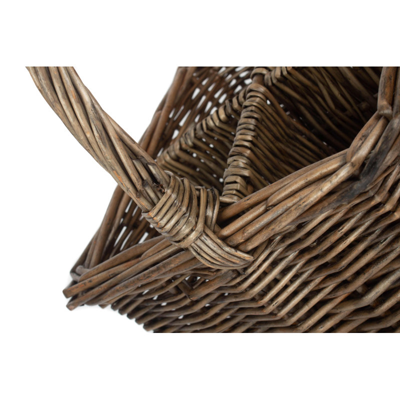 Wicker 4 Section Cutlery Basket