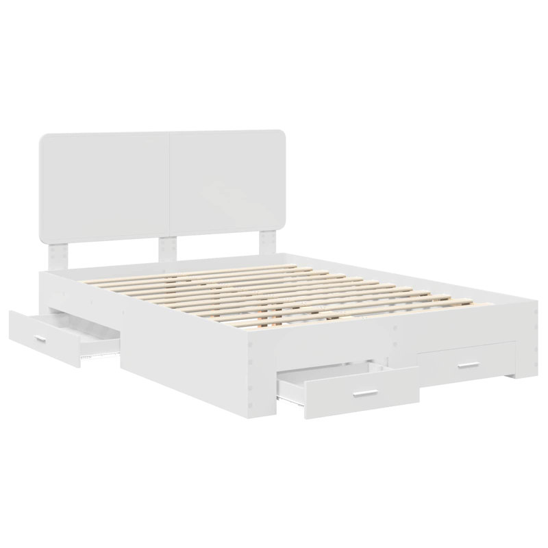 Bed, European Kingsize (160 x 200 cm), White