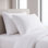 Gusseted Microfiber Bed Pillows for Back and Side Sleepers with Gel Fiber Fill, Firm Density