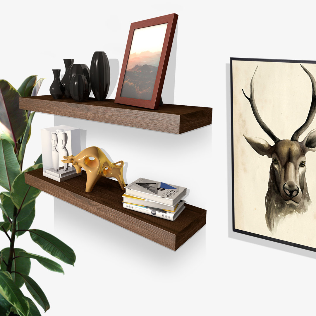 Floating Shelves For Wall 2 Pack Ebern Designs