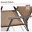 Chaise de patio pliante en métal Hickley-1747618590