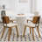 Faux Leather Upholstered Side Chair Dining Chair And Walnut Wood Finish-168889499-168889488