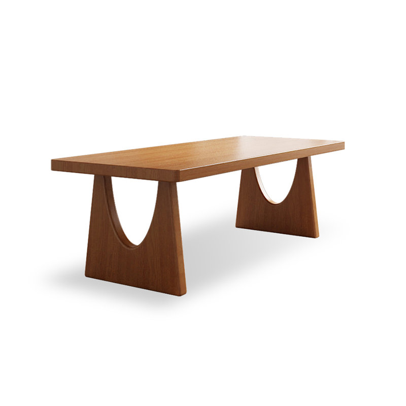 Table de salle à manger Burlywood, H 29,53 po x L 62,99 po x l 27,56 po