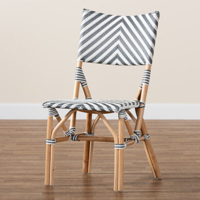 Aksil Rattan Side Chair in Brown