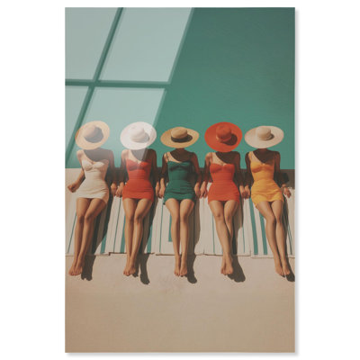 «Summer Squad Goals II», reproduction d'art sur toile par Notoriart, prêt à accrocher, 10 x 15
