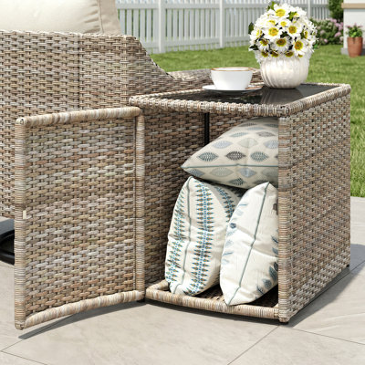 Table de bout Leiny Rattan Pe
